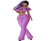 Purple lace suit UA