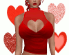 Red valentine top