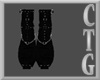 CTG BLK LEATHER BELTED