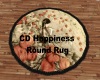 CD Happiness Round Rug