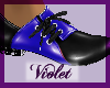 (V) blue/black shoes