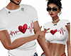 Couple heart jeans*M