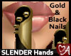 .a Slender - Black&Gold 