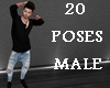 20 poses male