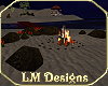 Island Wedding Bonfire