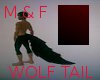 M & F Wolf Tail RedBlack