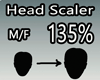 Scaler Head 135% M/F