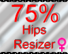 *M* Hips Resizer 75%