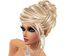 (k) blonde formal updo