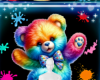 Cute teddy bear bg