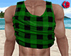 Green Lifted Tank Top M