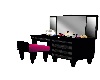 anim black/pink vanity