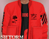 Bomber jacket Red M