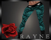 Camo jeans teal RLL