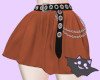☽ Goth Skirt Orange