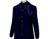 Midnight Blue Shiny Suit