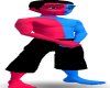 Half Red/Half Blue