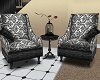 Damask High Back Chairs