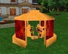 [L] Swing Gazebo Red