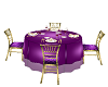 Purple Guest Table