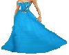 blue ball gown dress