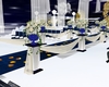 blue  wedding runner