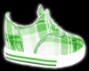 Green Plaid Kicks