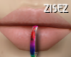 Pride Lip Ring Piercing