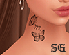 Luck butterfly tatto