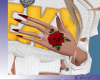 [Gel]Roses hand tattoo