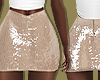 Beige Sequin Skirt