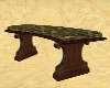 Antique Curved Bench