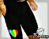 Rainbow Shorts Black M