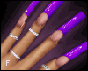 Ⓕ Nails l Purp Tips