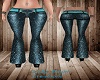Teal Sparkle Pants