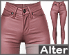 RLL PINK LEATHER PANTS