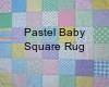 PastelBaby Square Rug