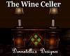 wine celler side table