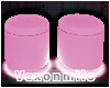 Pink Neon Chair / Stool