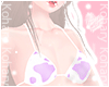 Loe~ Cow Bikini Purple S