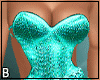 Teal Scarf Bodysuit