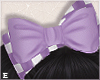 ✂ bow | purple 
