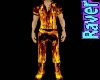 ! Flame Full Outfit Male