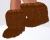 Brown Furry Boots