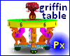 Px Antique griffin table