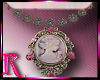 *R* Pink Cameo Necklace