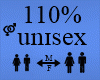 Unisex Avi Scaler 110%