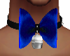 Blue Cat Bow Collar