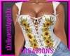 Bix Sunflowers CorsetTop