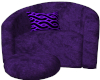 Purple Love & Kiss Chair